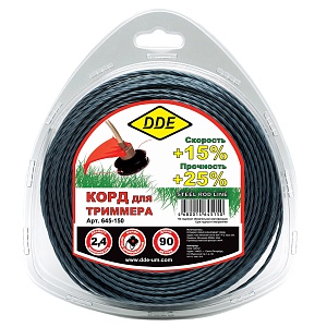 Корд триммерный в блистере DDE "Steel rod line"