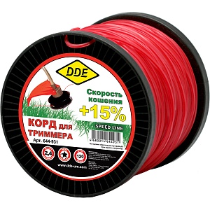 Корд триммерный на катушке DDE "Speed line"