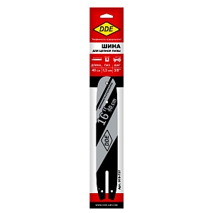 Шина пилы цепной сварная DDE 16"/ 40 см 3/8"-1,3-55 зв
